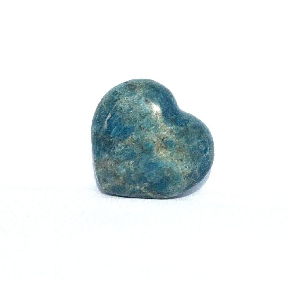 Natural  Blue Apatite Crystal Quartz Crystal Heart Healing Reiki